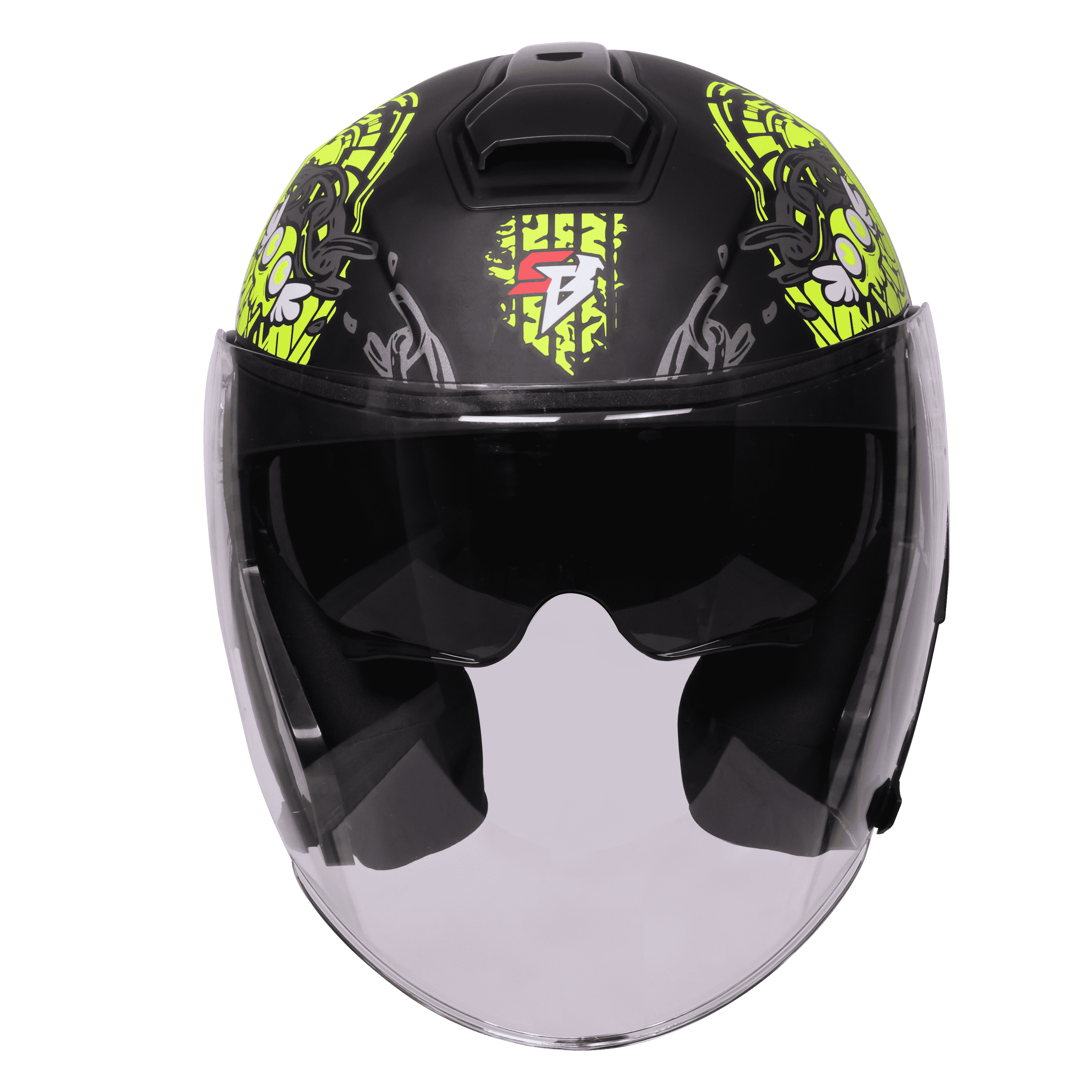 SBA-10 ISS MAD APE GLOSSY BLACK WITH NEON